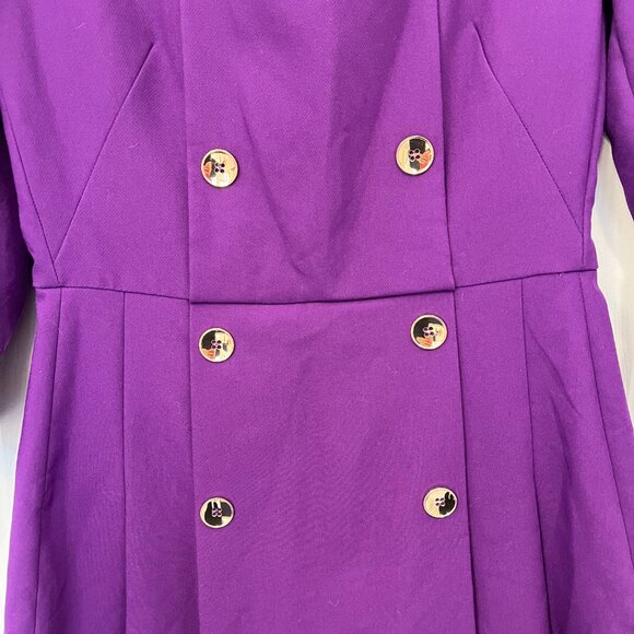 Zara Purple Mini Dress - Picture 2 of 7